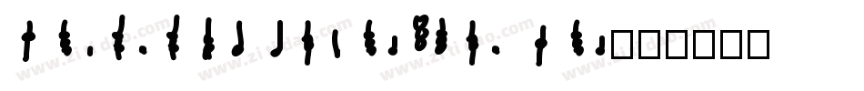 LibraryGothic Italic字体转换